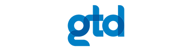 Logo de GTD, partner de Chilecom